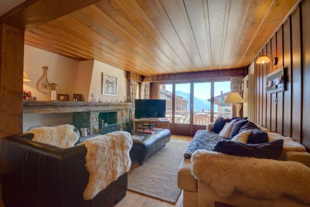 Ski-In, Chalet-Style Appt Central Verbier - 1 Min Walk To Lift Exteriér fotografie